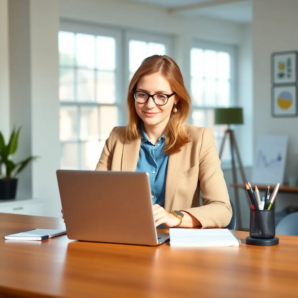 Persoon die budgetplanning doet met laptop en rekenmachine